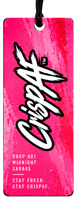 VALENTINE Pink Slip hanging air freshener
