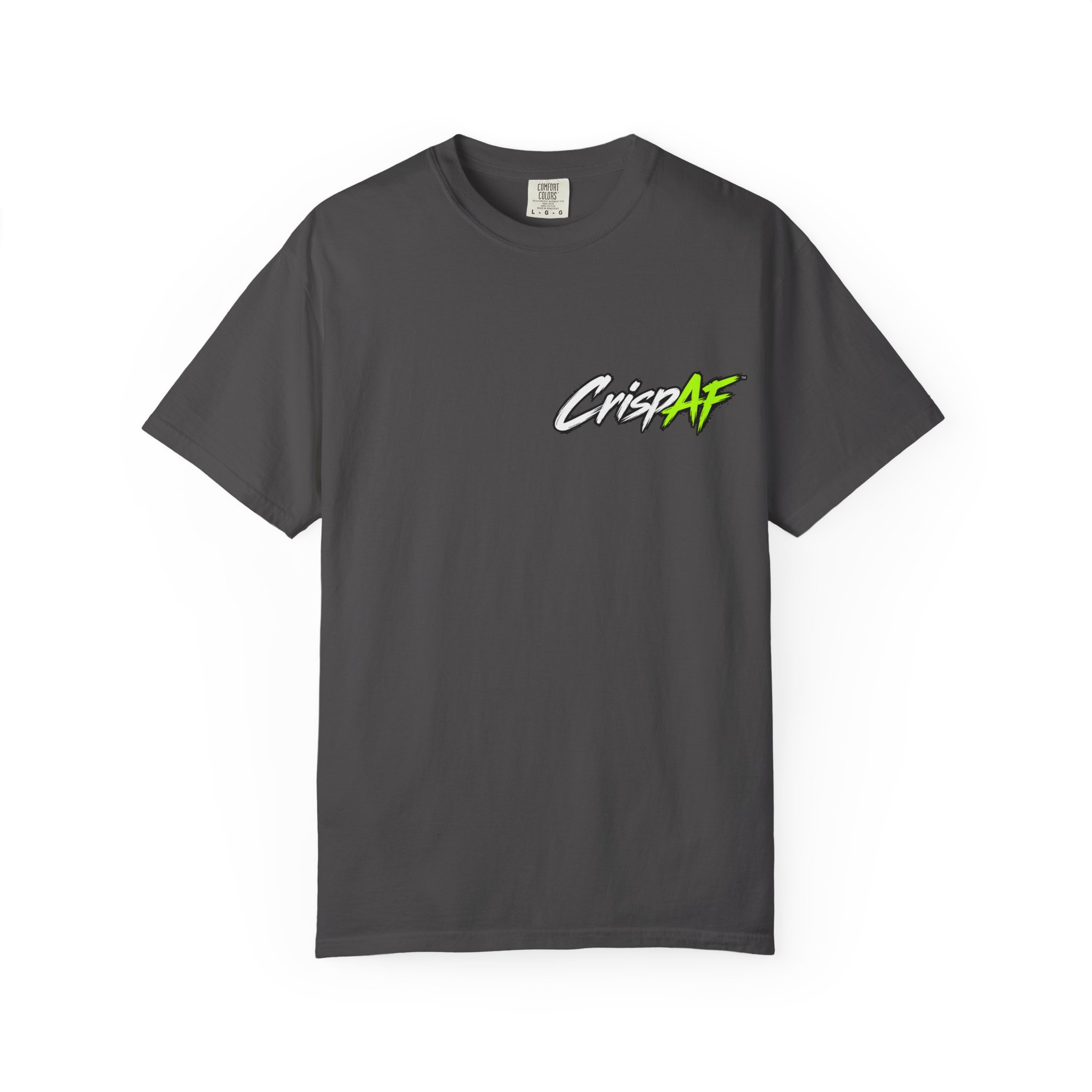 CirerAF Script Logo T-shirt | Small Chest Graphic, White Tee - Image 5