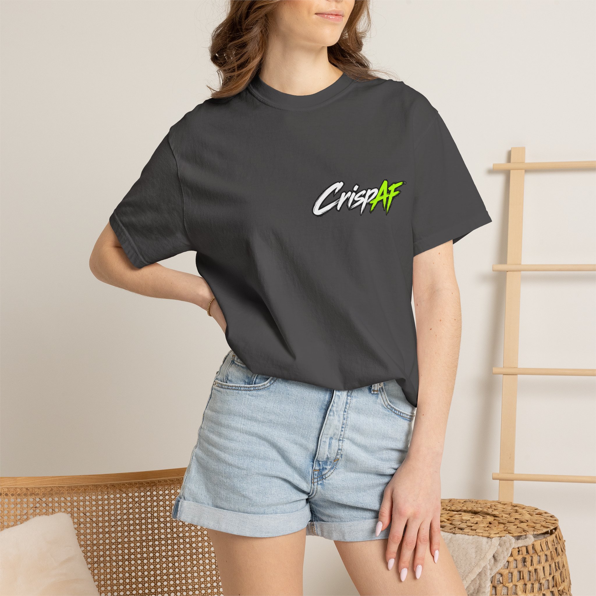 CirerAF Script Logo T-shirt | Small Chest Graphic, White Tee - Image 8