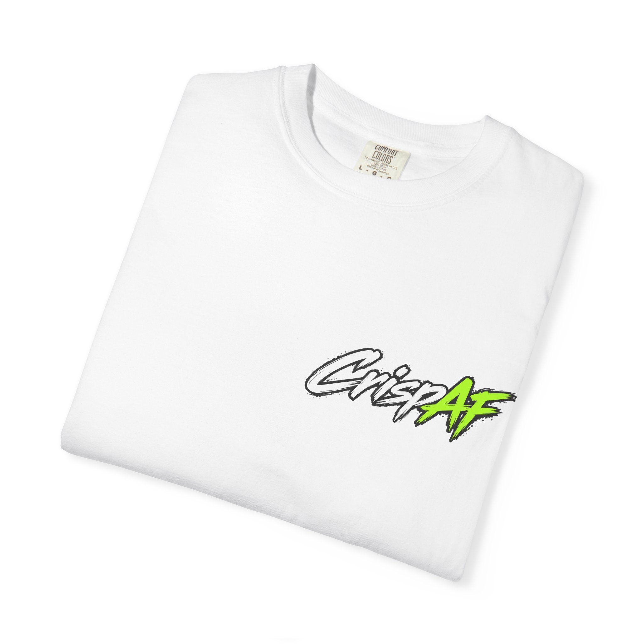 CirerAF Script Logo T-shirt | Small Chest Graphic, White Tee - Image 3