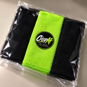 CrispAF Garage Essentials Microfiber Towel 3-Pack